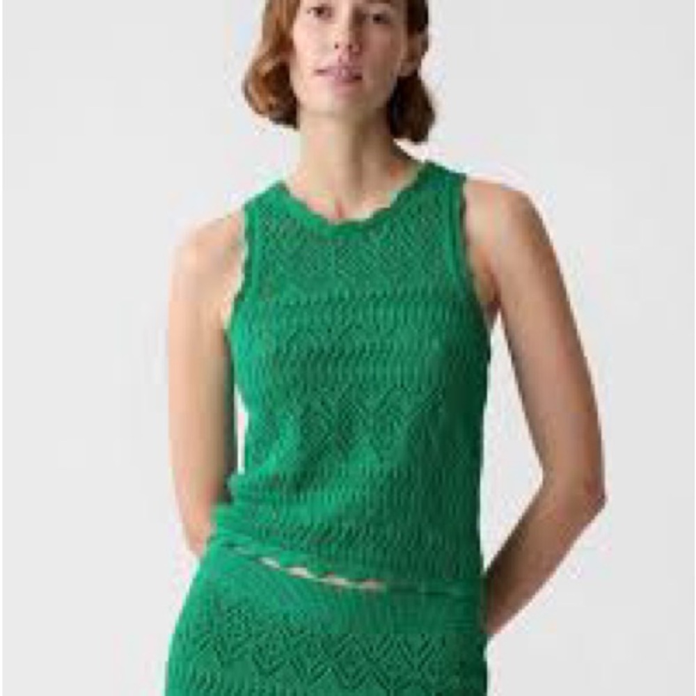 Gap Crocheted Sleeveless Knit Top